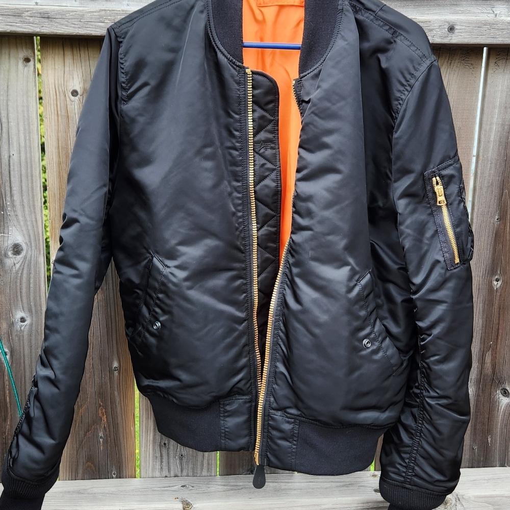 Alpha bomber jacket slim fit medium